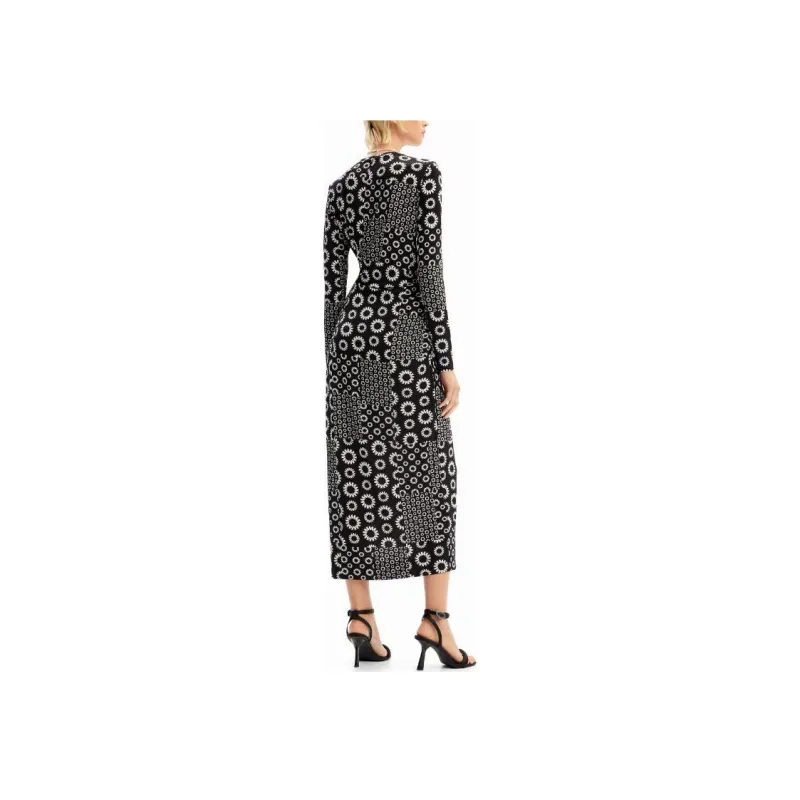 Desigual Long Sleeved Dress Women's Black-1