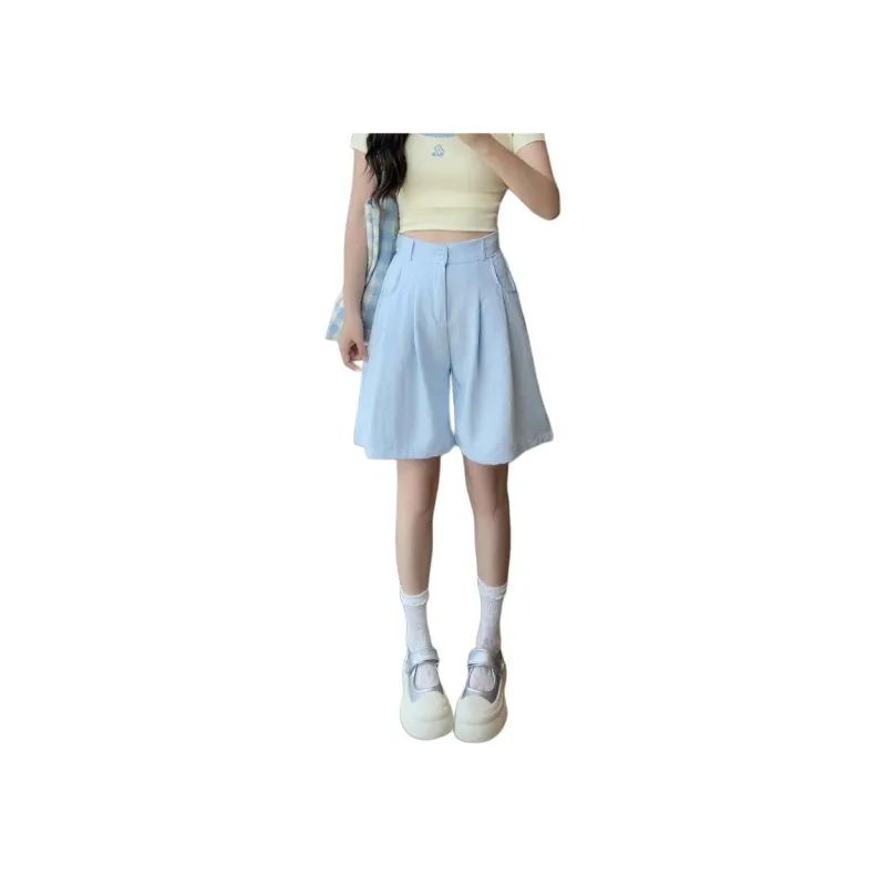 Mu Xiao Xin Denim Shorts Women's-19