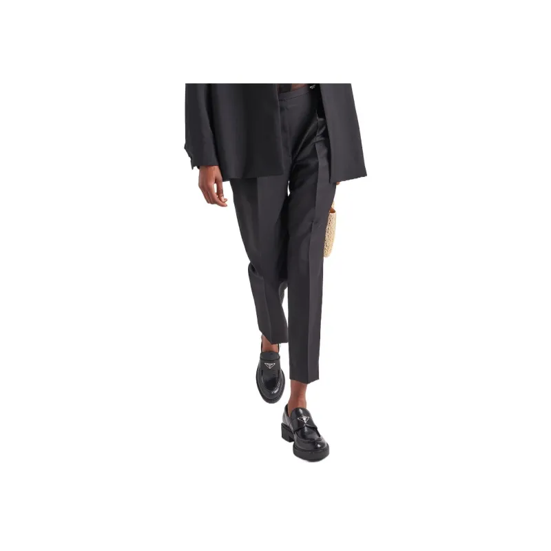 PRADA High Waist Tailored Trousers-1