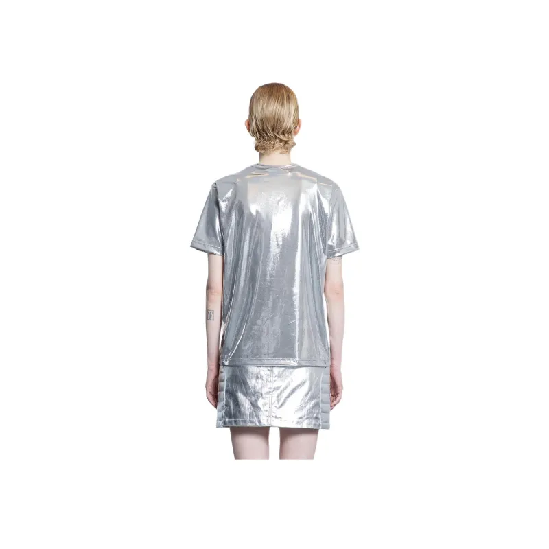 JUNYA WATANABE Ladies Metallic Effect Crewneck T Shirt-2