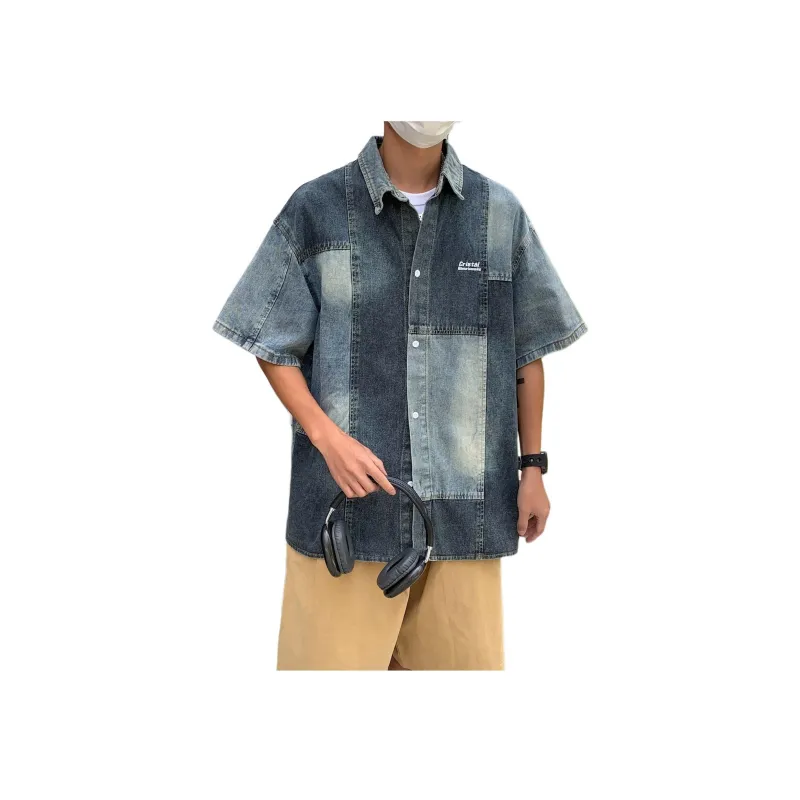 RASHOMONG Denim Jacket Unisex Blue-0