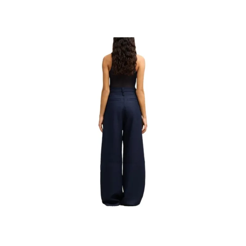 AMIPARIS Gabardine Cargo Trousers-1
