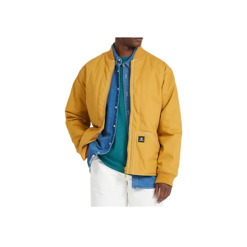 Converse Utility Reversible Padded Veste Jackets & Coats Men's Orange-3
