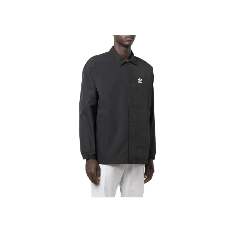Adidas Originals Logo-print Shirt Jacket-4