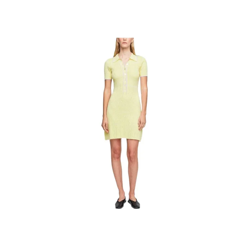 Anna Quan Penny A-line Cotton Polo Dress-1