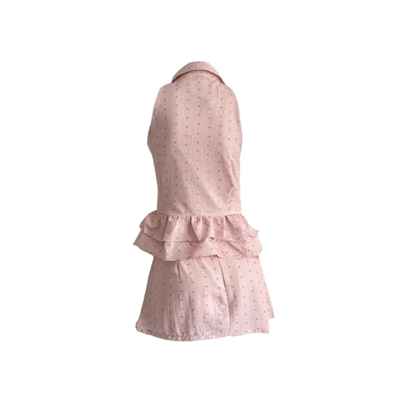 Skirt Set Women's Pink Single Item-8