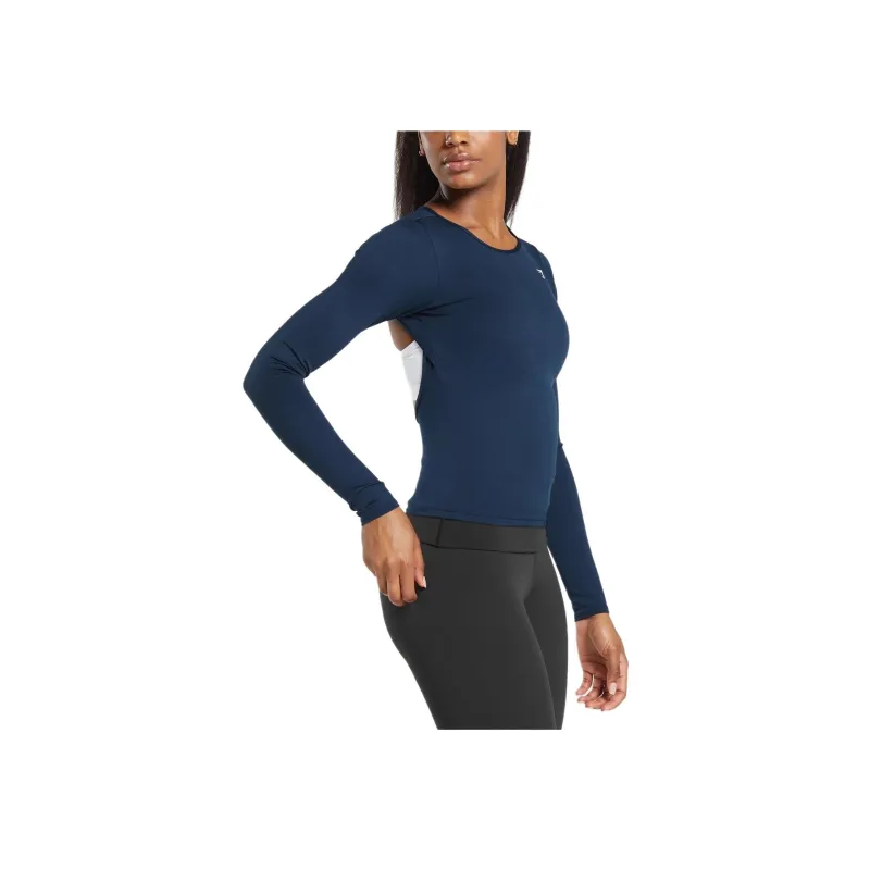 GYMSHARK Regular T Shirt Women's Marine Blue-2