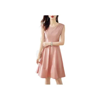 Still Quiet Dress Women's Leather Pink
