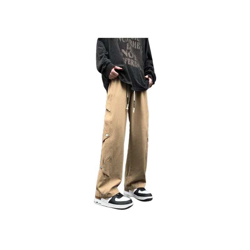 PAINT STAIN Bootcut Casual Pants Unisex-6