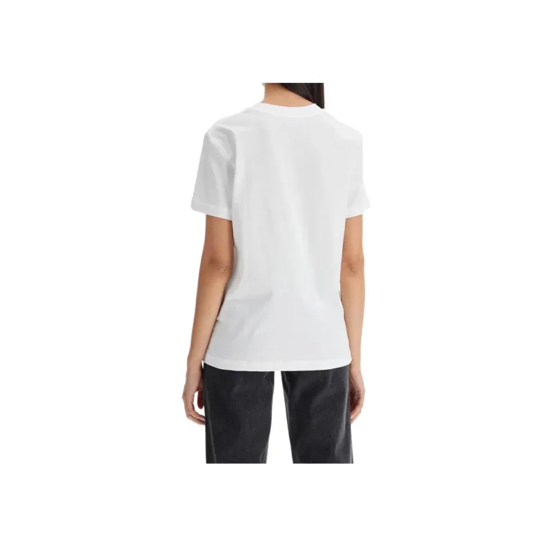 A.P.C Logo Printed Crew Neck T-Shirt-4