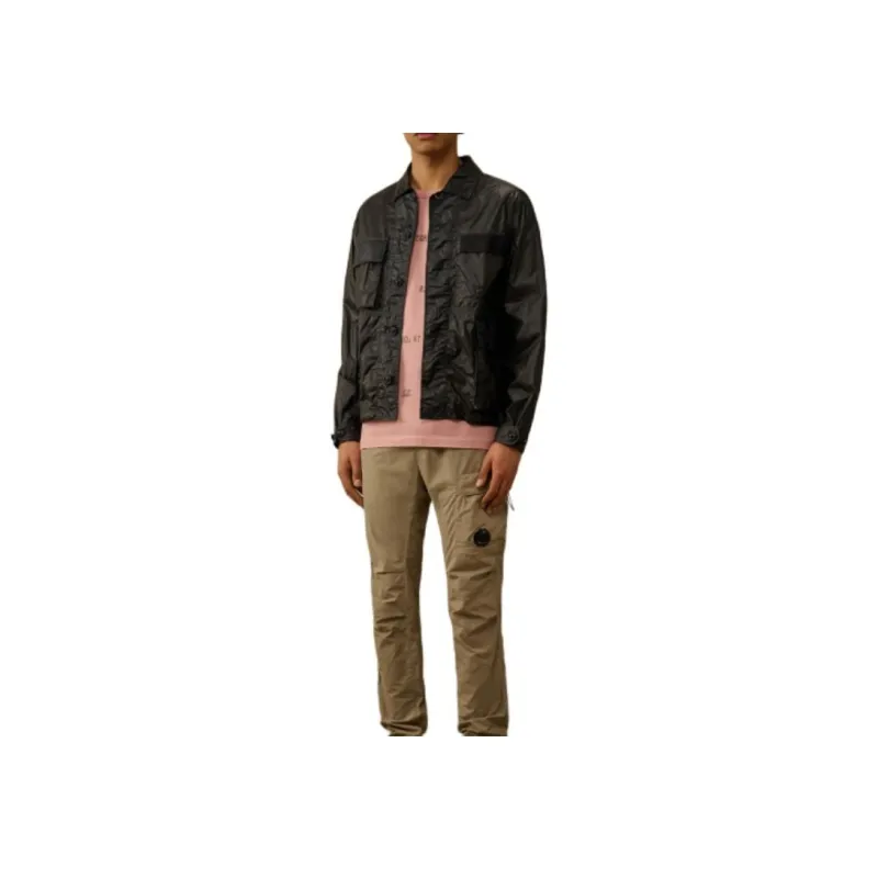 C.P. Company Lino Wax Overshirt-4