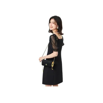 VILAN Short Sleeved Dresses Women's Night Black