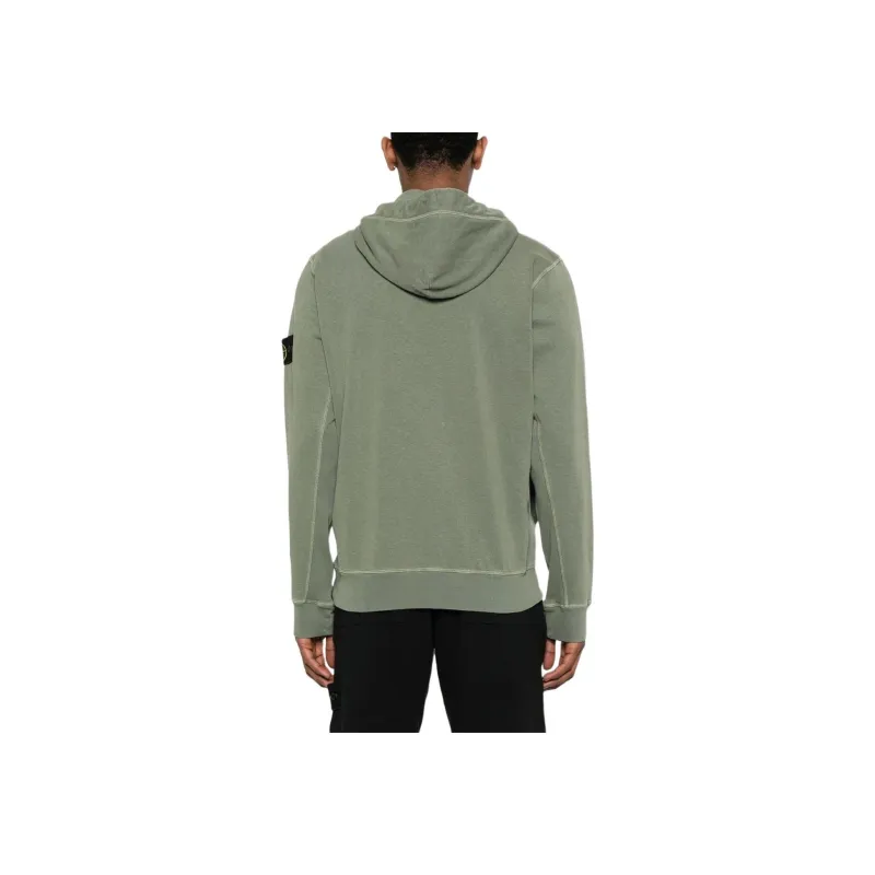 STONE ISLAND Malfilé cotton Fleece Hoodie-3