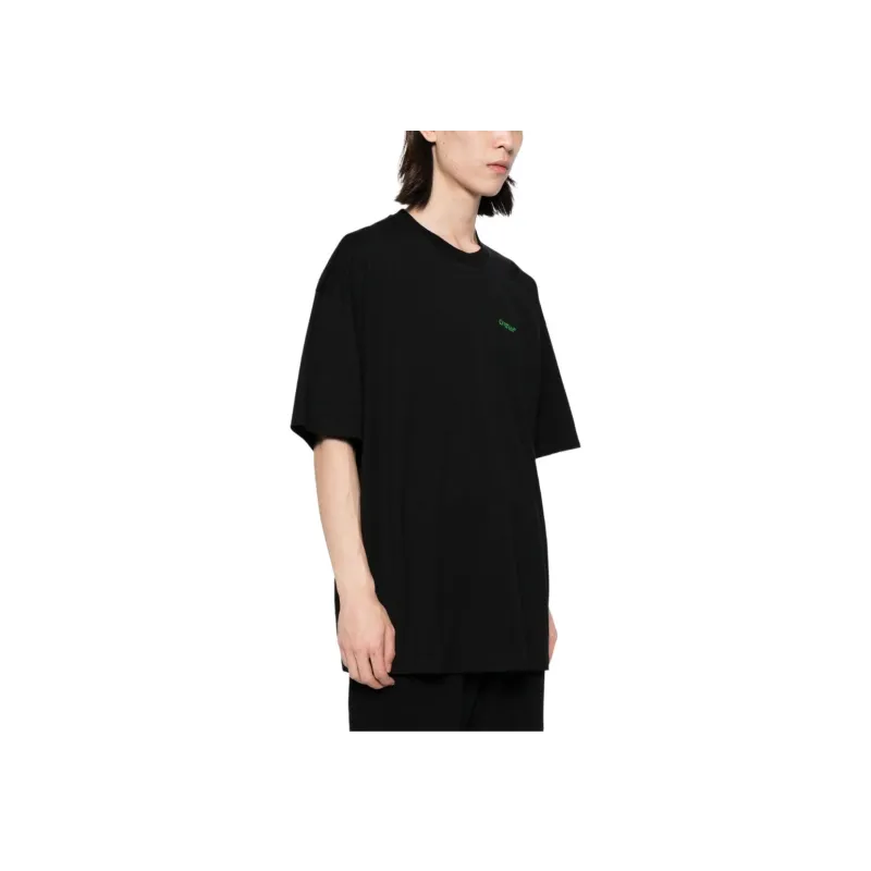 OFF WHITE Moon Tab Cotton T shirt-3