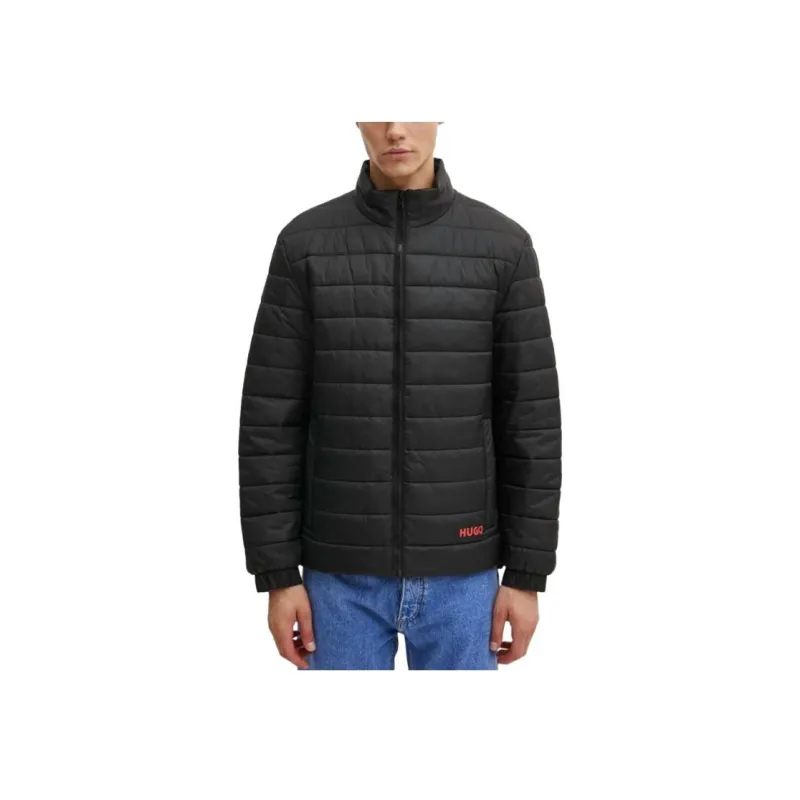 HUGO BOSS Logo Printed Zipped Padded Jacket-2