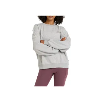New Balance Flower Shoe Crew Sweatshirt Women's Gray