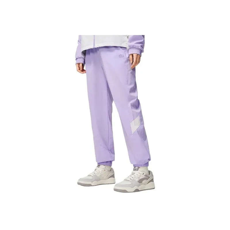 LiNing Knitted Sweatpants Women's Vero Rose Purple-2