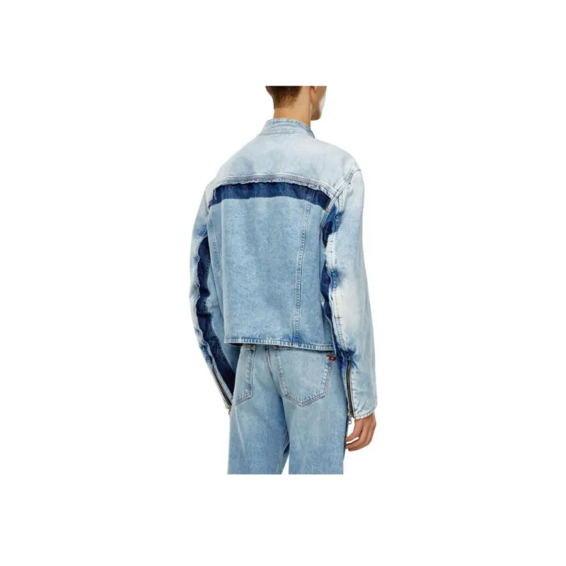 DIESEL Regular Fit Trucker Zipped Jacket-2