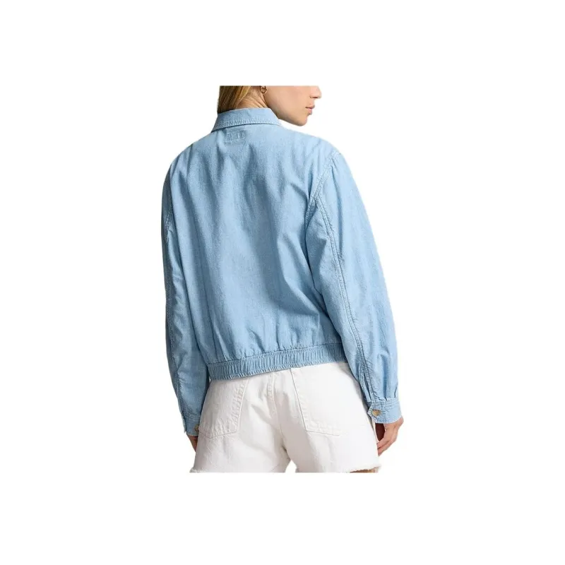 Polo Ralph Lauren Chambray Windbreaker 'Blue'-2