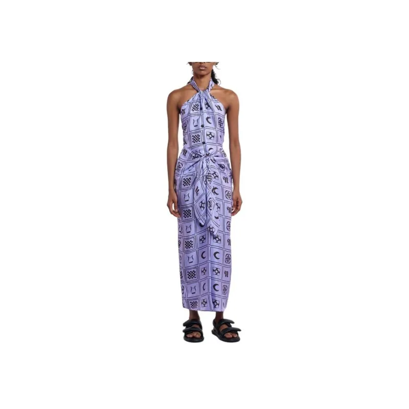 NANUSHKA FW23 NICOLET Casual Long Skirts Women's Light Purple-1