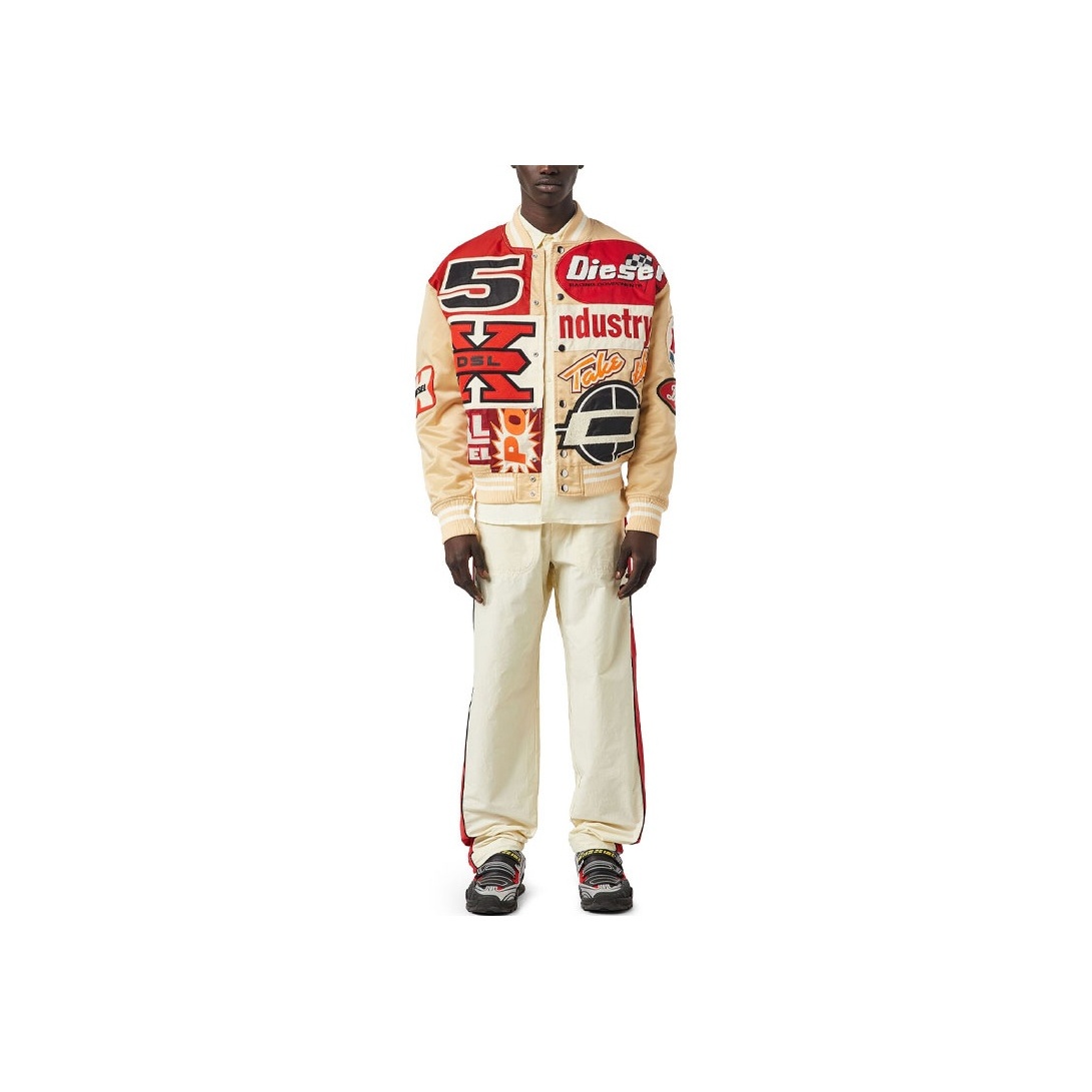 DIESEL Jackets Men Beige - POIZON