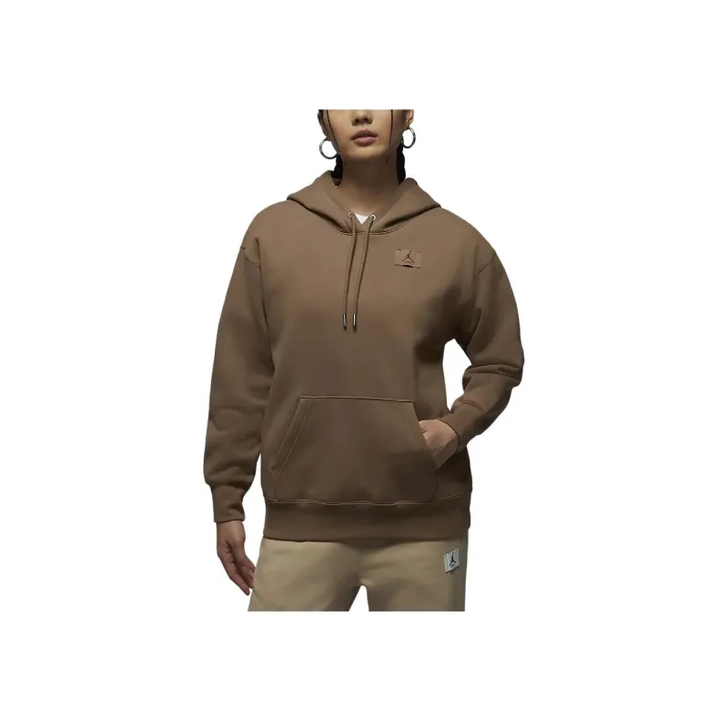 Jordan Jordan Flight Fleece Sweatshirt Women's Antique Brown-0