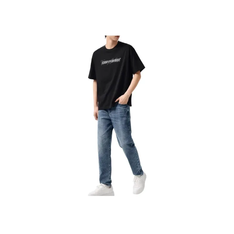 SEM/R Jeans Men's Denim Blue Gray-4