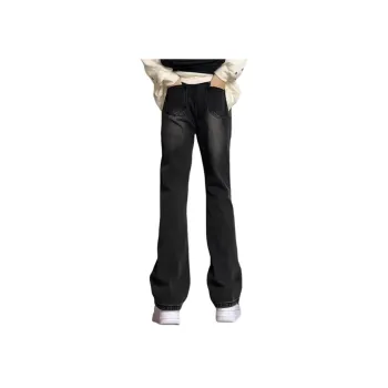 FONDLOOK Jeans Unisex Black Gray