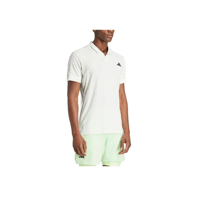 Adidas Polo Shirts Men White-3