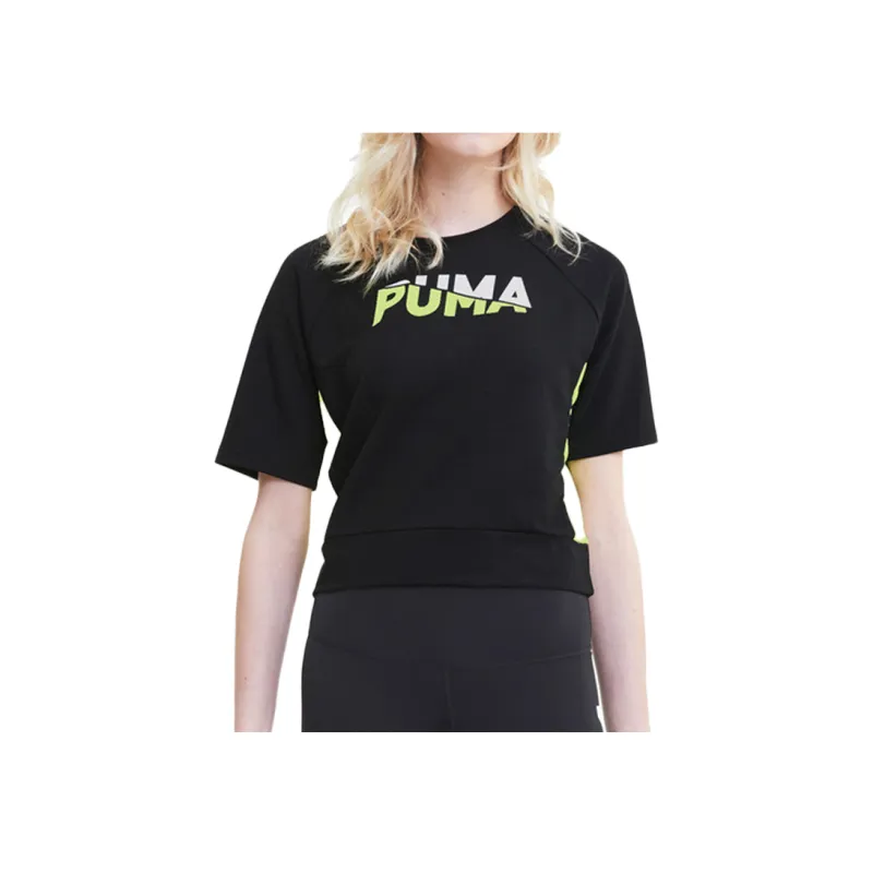 PUMA T Shirts Women's Black-2