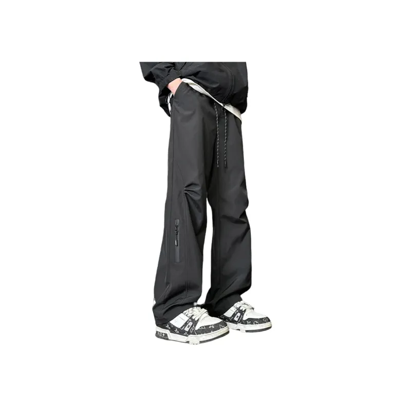 RED DRAGONFLY Windbreaker Pants Unisex Black-2