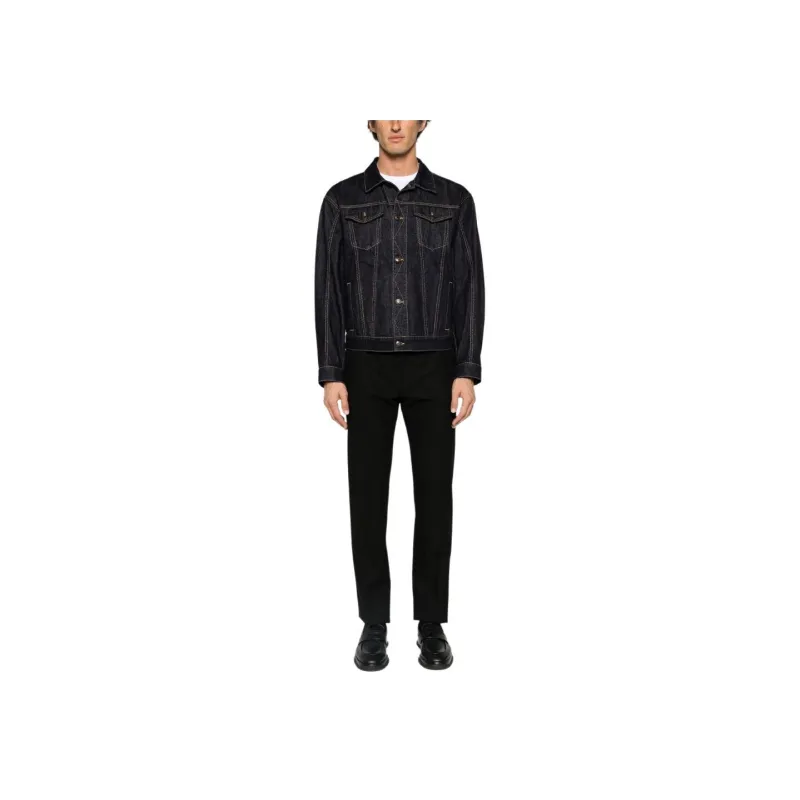 Alexander McQueen Button Up Denim Jacket-3