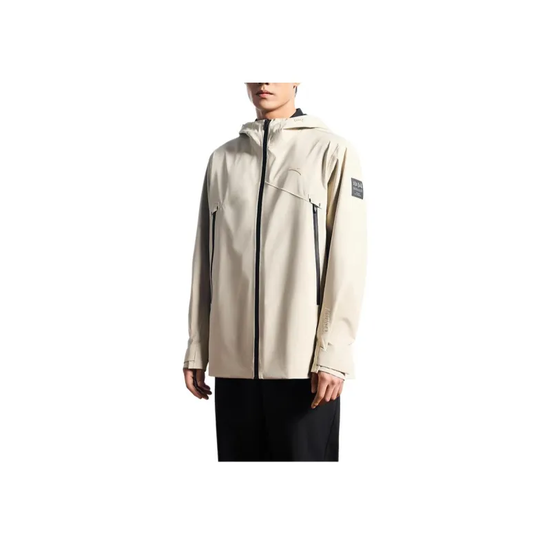 Anta Variety Training Collection Water Resistant Windproof Breathable Windbreaker Jacket Men's Cool Gray-2