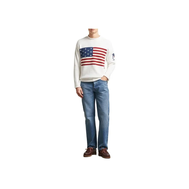 Polo Ralph Lauren Flag Patterned Jumper-1