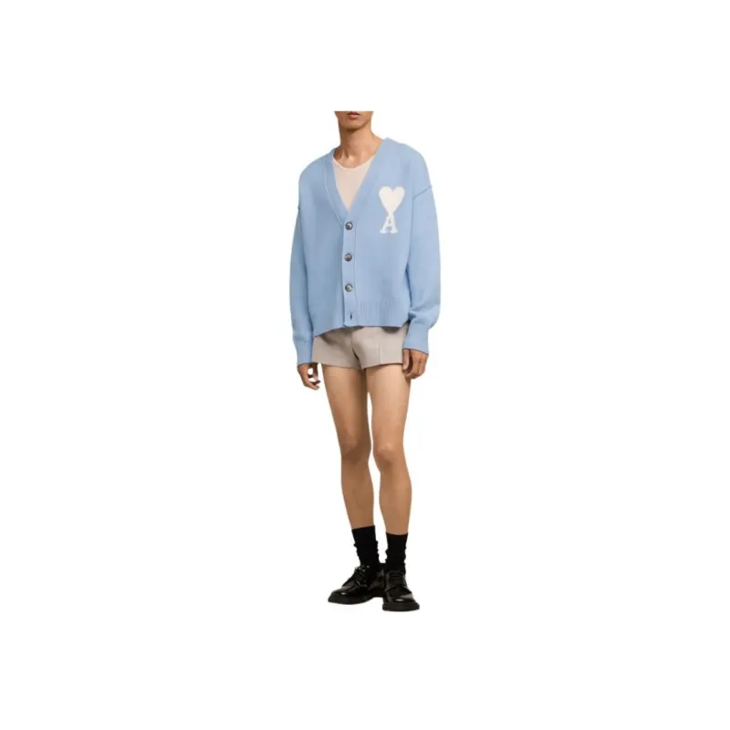 AMIPARIS Ami De Coeur Wool Cardigan-3
