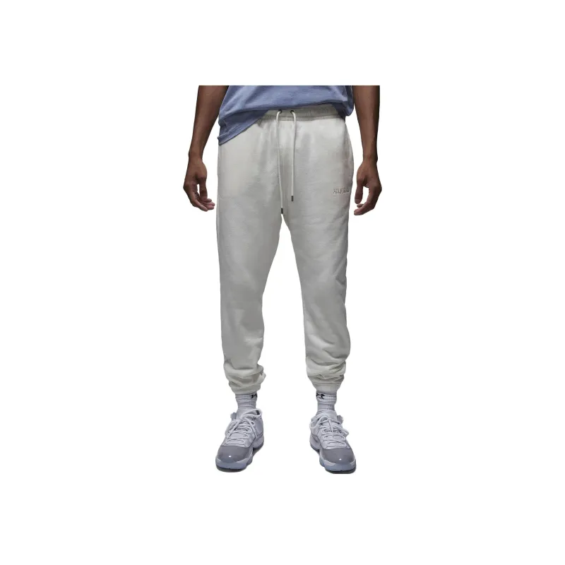 Jordan Wordmark Knitted Sweatpants Men White-0