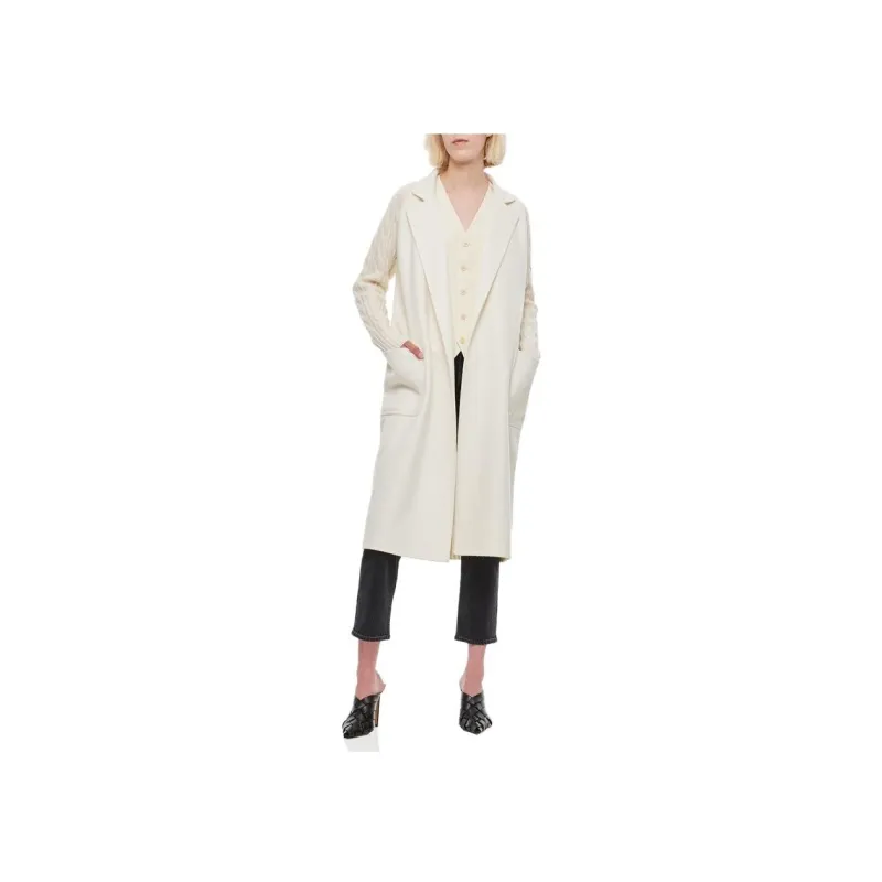 MaxMara Coat Women's Ivory White-2