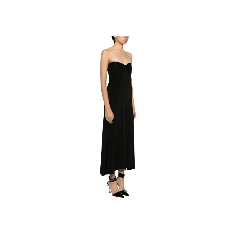DAVID KOMA Strapless Maxi Dress-2