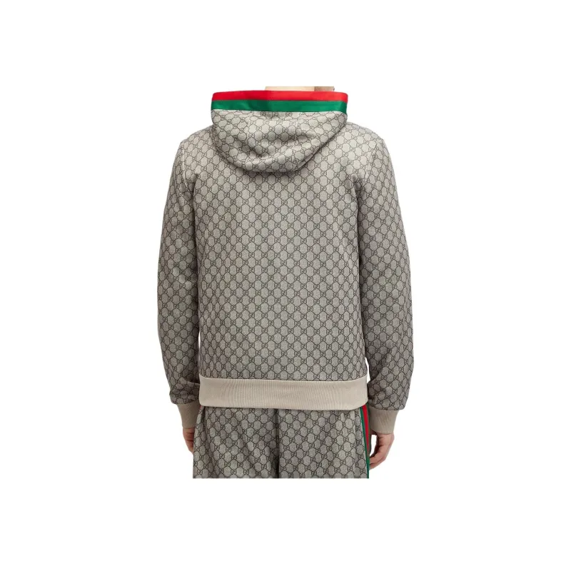 GUCCI Monogrammed Zip Up Jacket-1