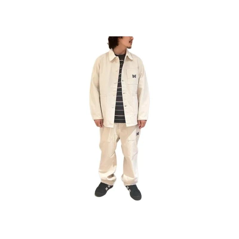 Beauty&youth United Arrows X Needles BEAUTY&YOUTH UNITED ARROWS Collaboration Jackets Unisex Ecru-3