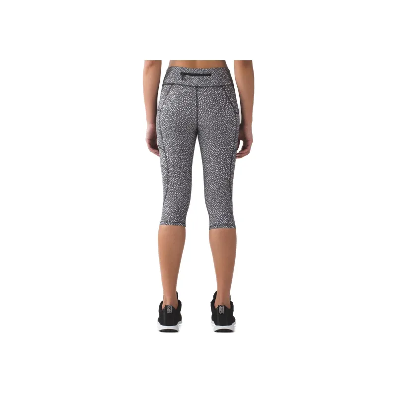 Lululemon Tight Stuff Athletic Trousers Women's Black White-0