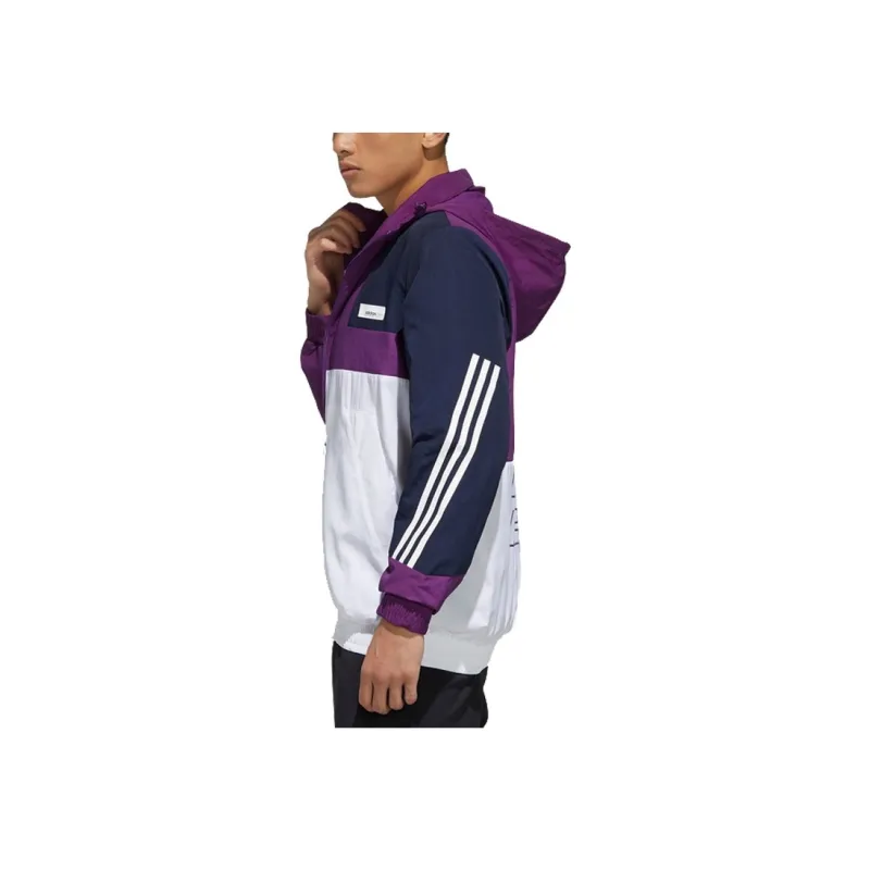 Adidas Neo Jackets Men White Purple-3