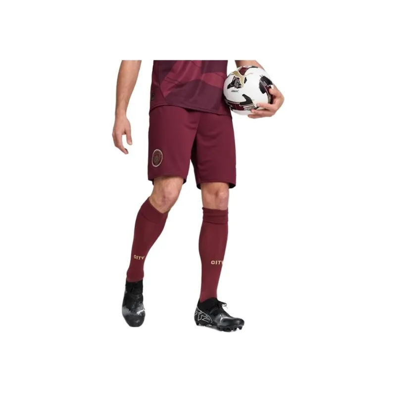 PUMA Manchester City SS24 Soccer Bottom Men's Red-2