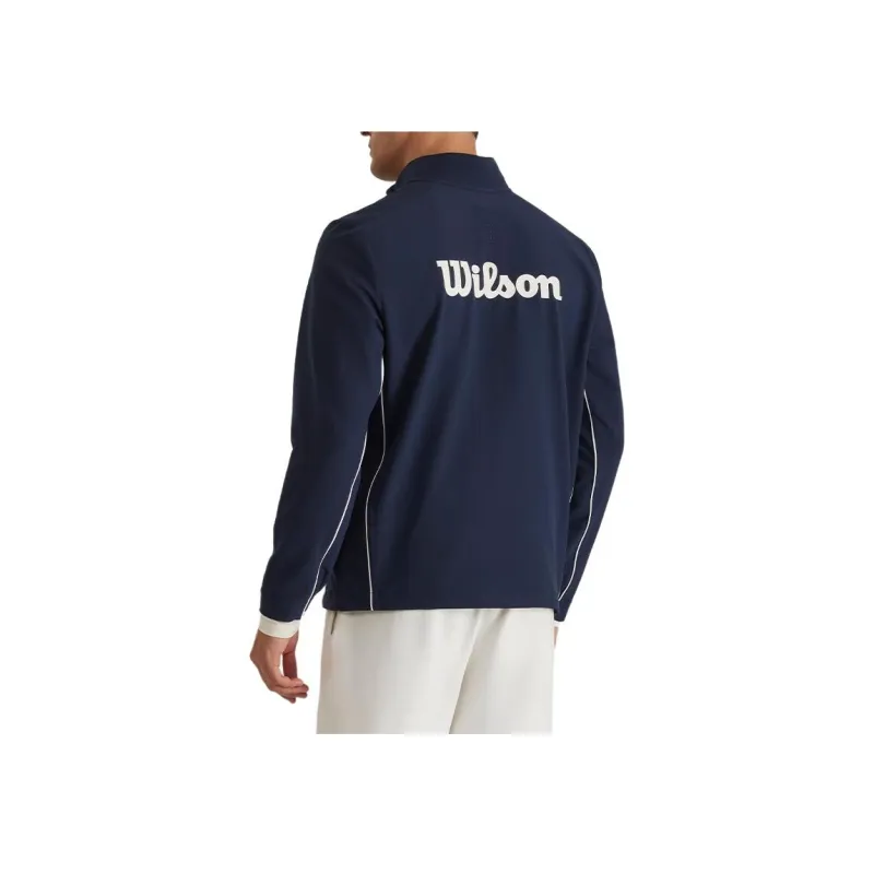 Wilson DEPTH SHOT Velvet feel Coat Men's Marine Blue-3