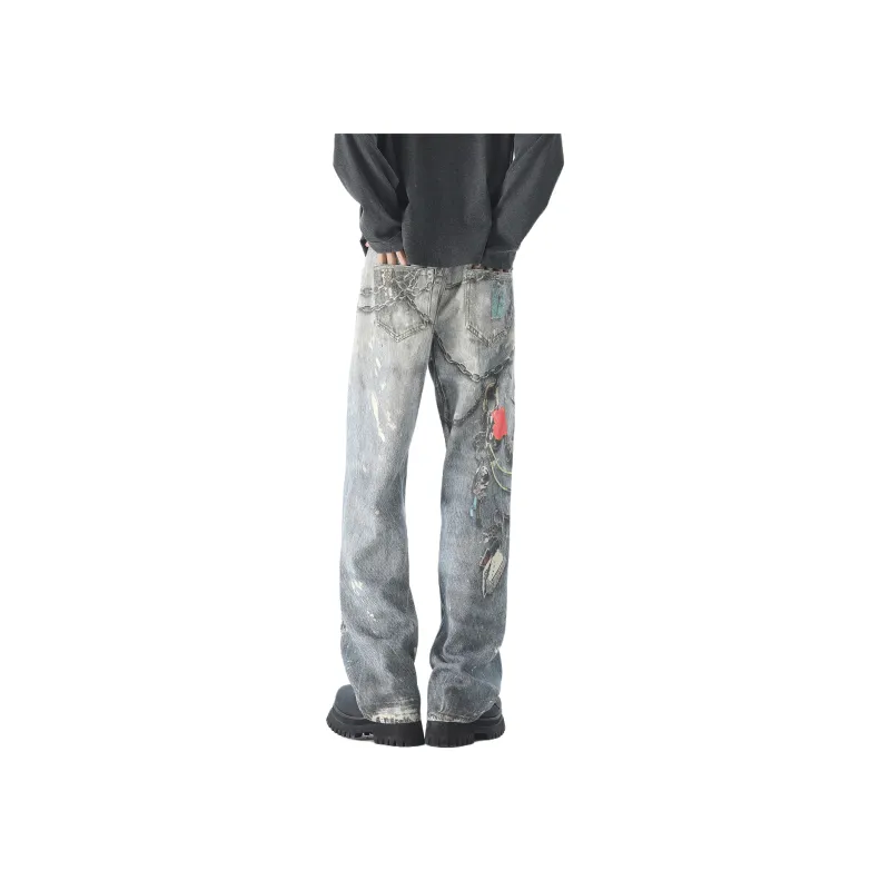 ZWWWZ Jeans Unisex Blue-2