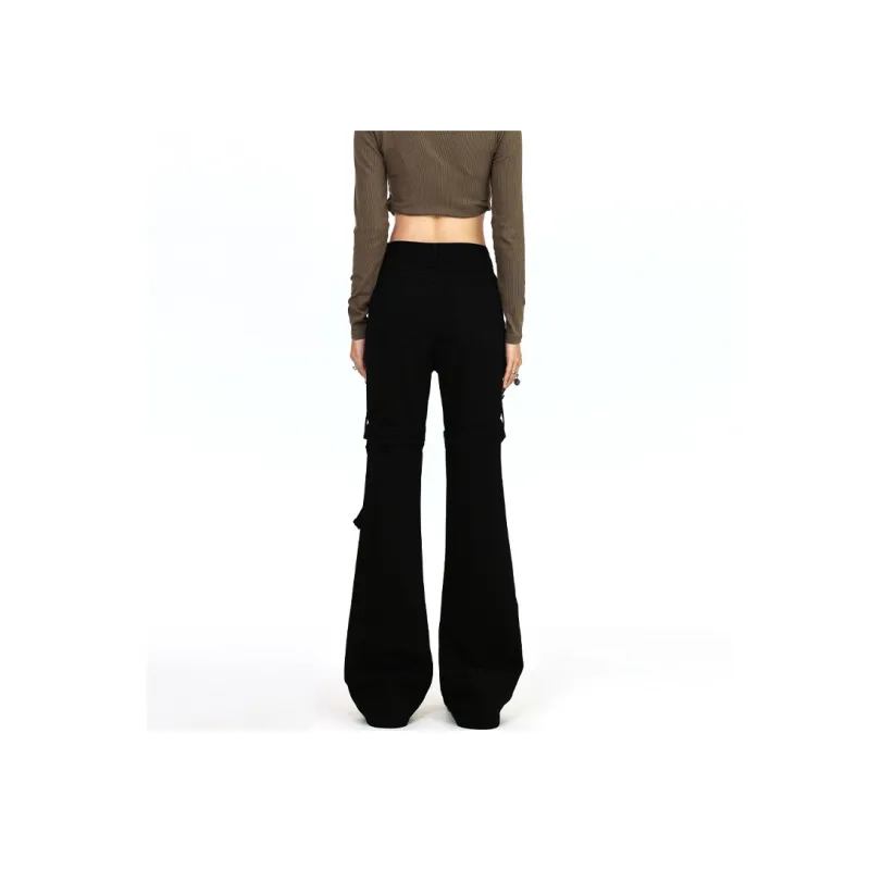 Aros Super Shopping Cargo Pants Women's Black-1