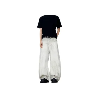 HAPPY PARTY Jeans Unisex White