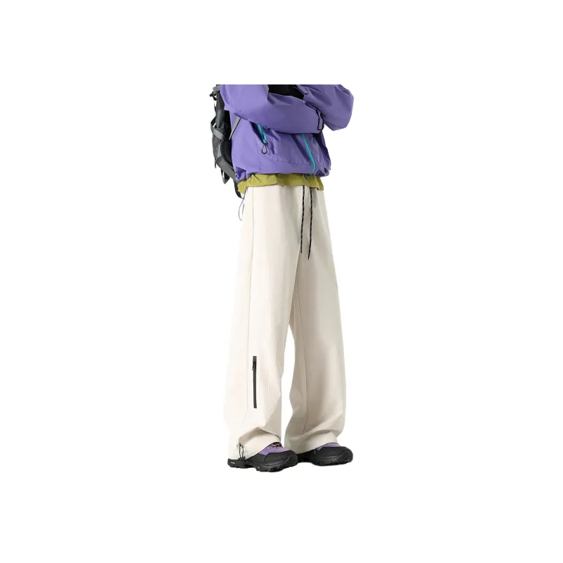 TESTUNG Casual Pants Unisex Classic Black-34