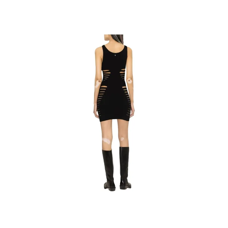 VERSACE SS23 Sleeveless Dress Women's Black-1