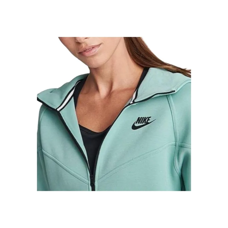 Nike Sportswear Women's Tech Fleece Windrunner Full Zip Hoodie Mineral/Black-3